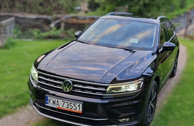 Volkswagen Tiguan cena 140000 przebieg: 98000, rok produkcji 2019 z Tychowo małe 352